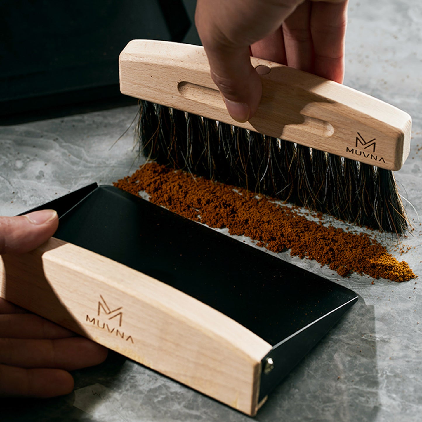Magnetic Anti-Static Barista Bench Cleaning Brush