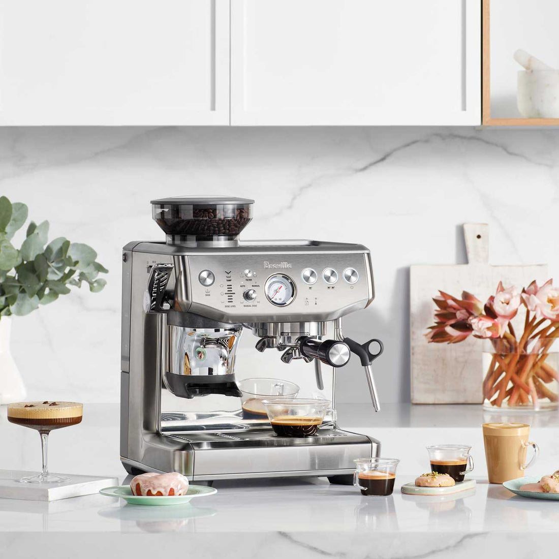 Breville / Sage Barista Express Impress on kitchen counter
