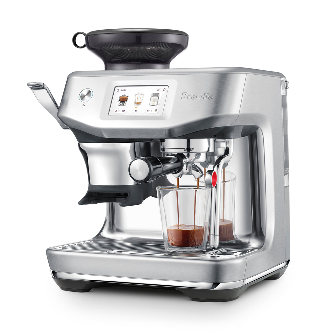 Breville / Sage Barista Touch Impress espresso machine on counter