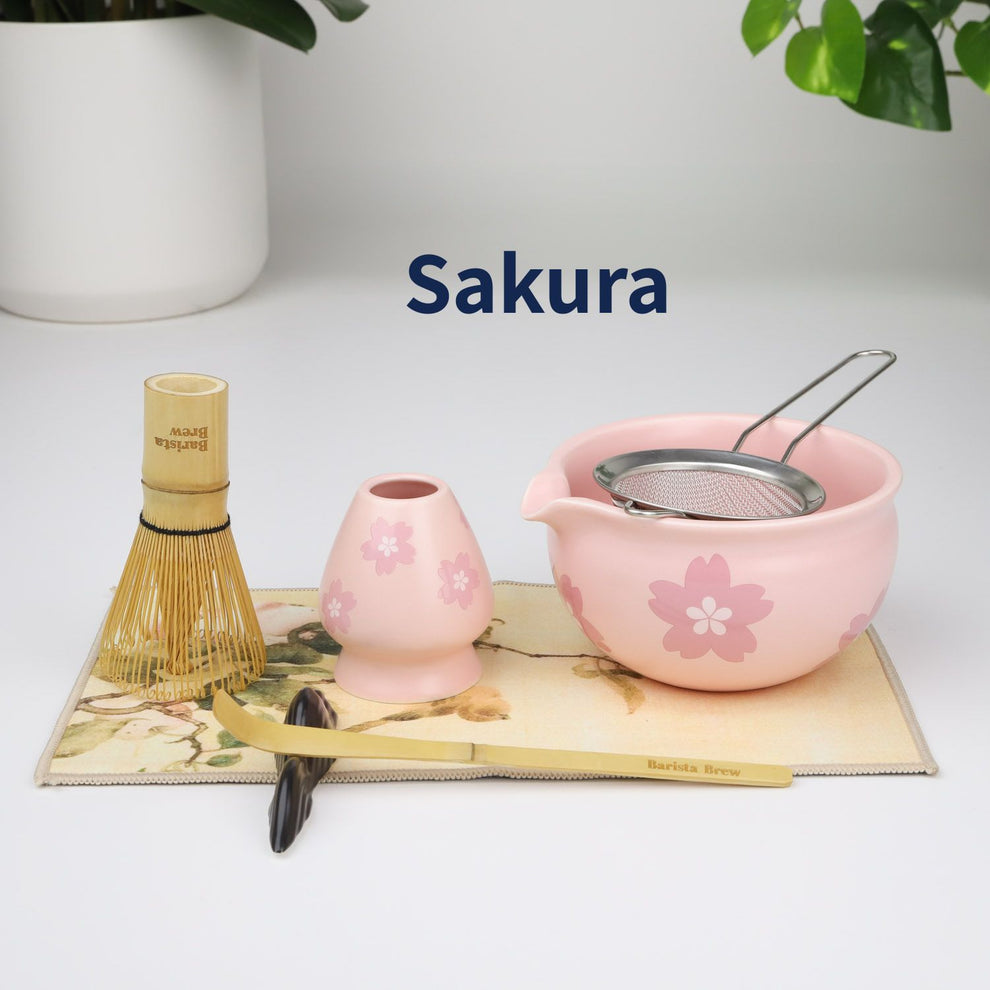 Matcha 7-Piece Complete Set - Artisan Handcrafted Bamboo Chasen ...