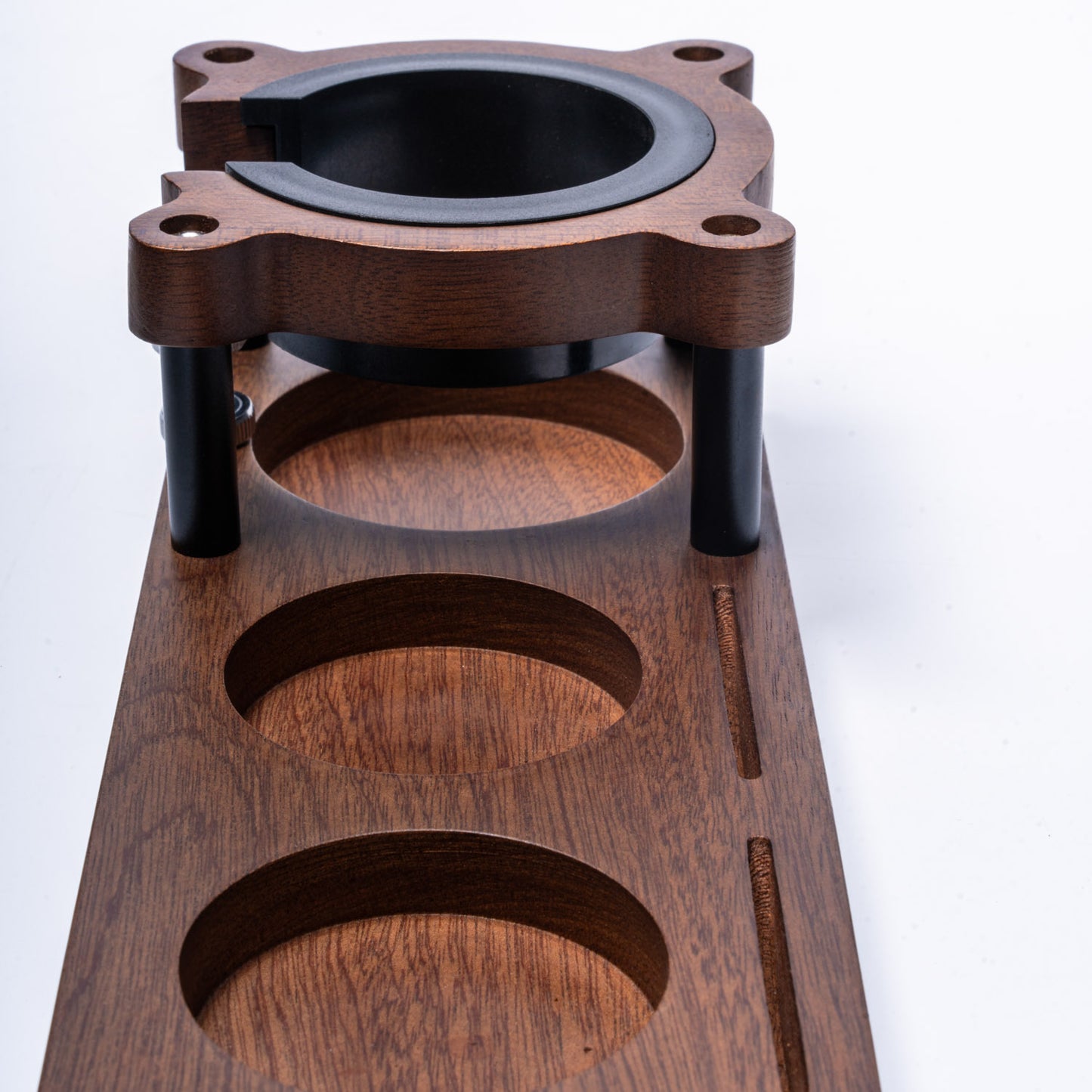 Barista Walnut Tamping Station V2