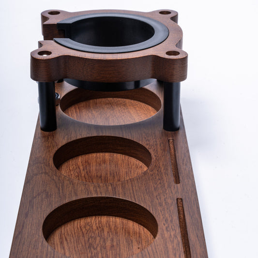Barista Walnut Tamping Station V2