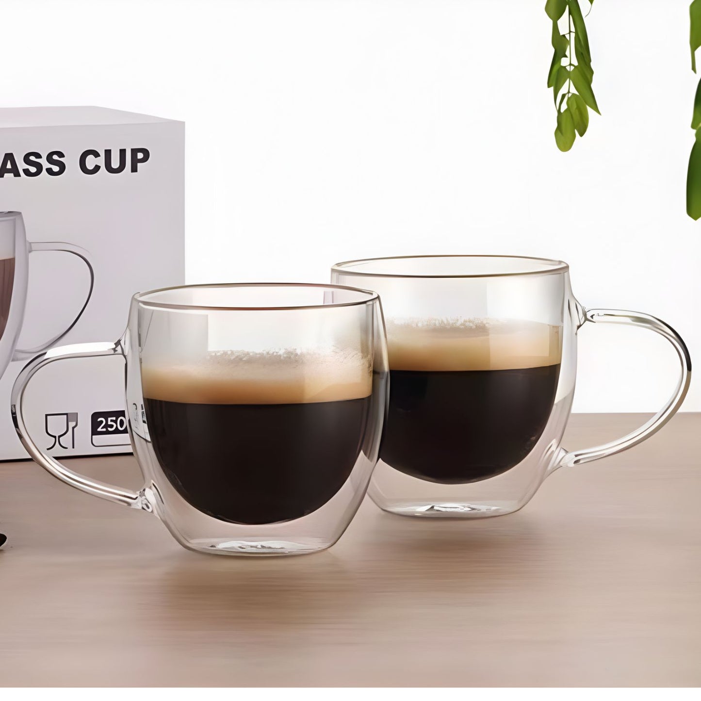 Double Wall Coffee Cup - 2 Pack