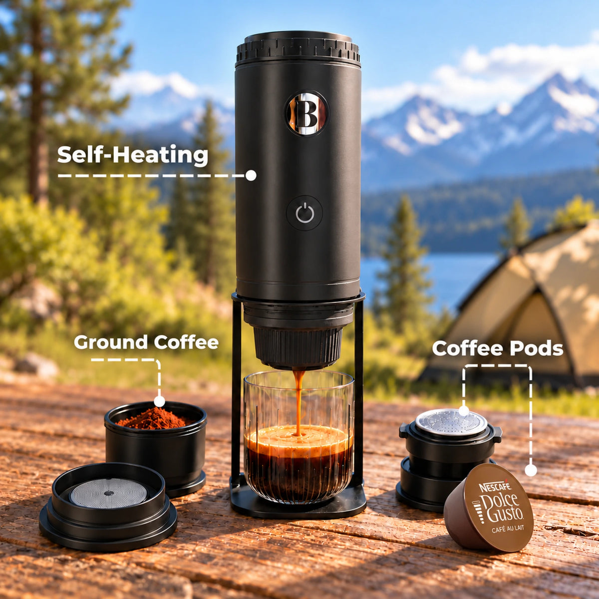 Portable Electric Espresso Maker
