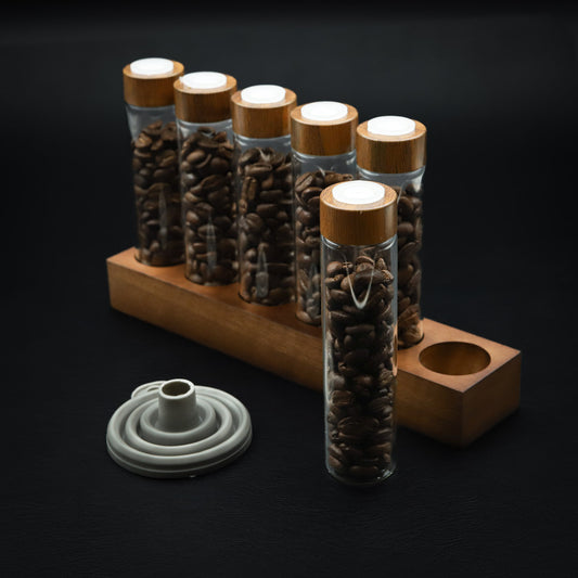 Single Dose Coffee Bean Cellar with One-Way Valve