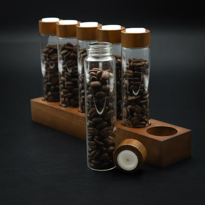 Single Dose Coffee Bean Cellar with One-Way Valve